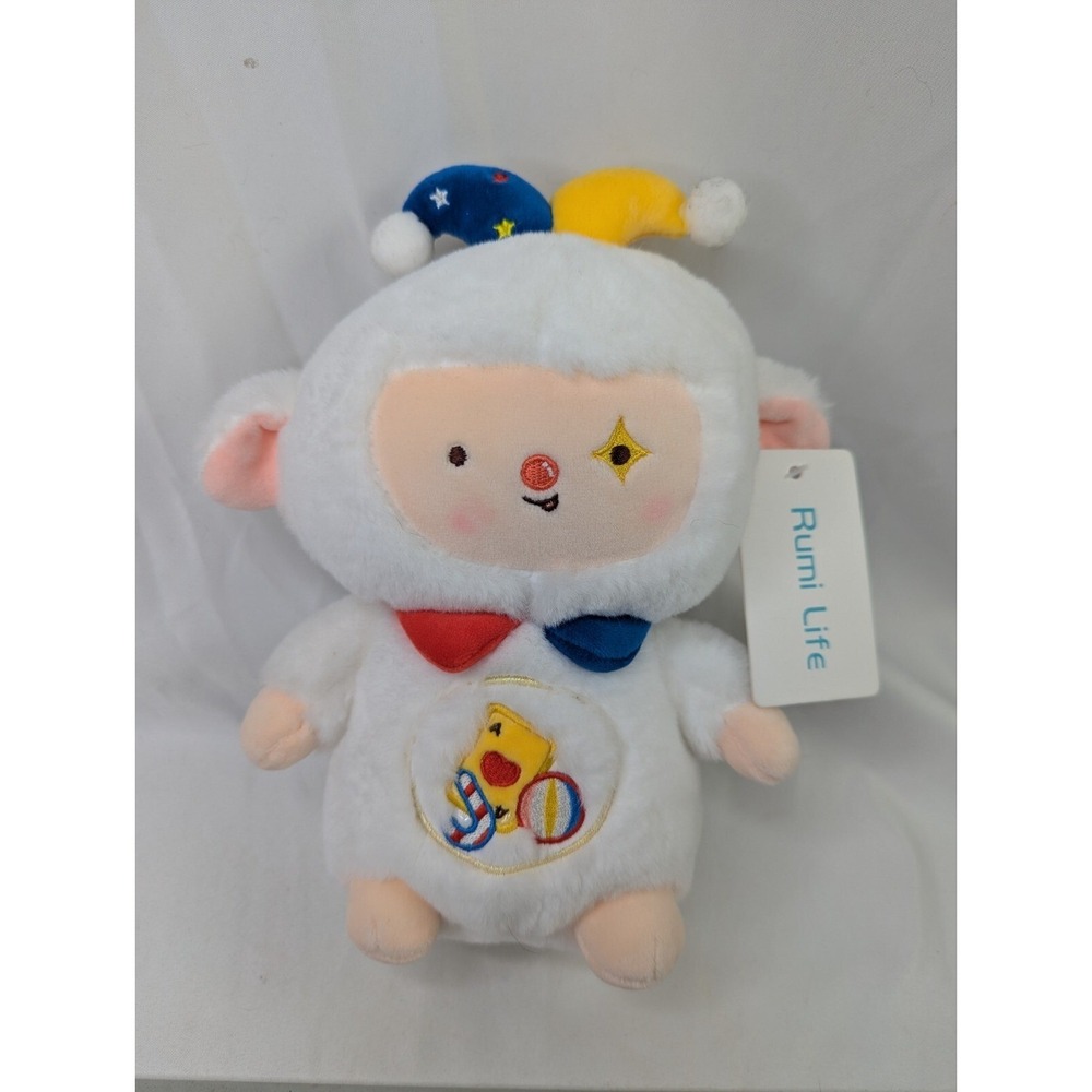 Rumi Life‎ Clown Sheep Plush 10 Inch Stuffed Animal Toy